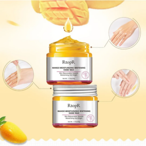Mascarilla hidratante para manos en forma de guantes impregnados de suero Rtopr